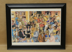 Marty's Party - Framed Art