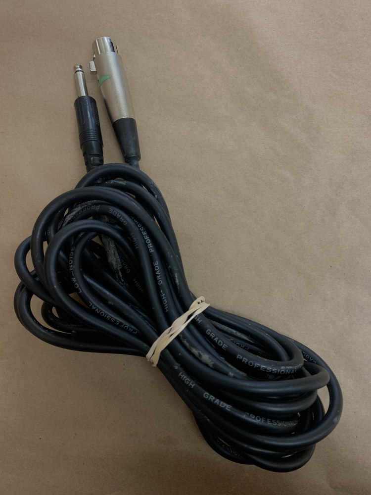 20ft XLR TO TRS High Grade Low Noise Microphone Cable Common