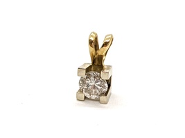 14k Diamond Pendant 