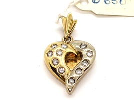 14k Diamond Pendant 
