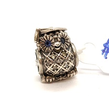 Silver Owl Charm