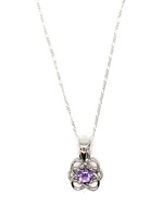 Ladies Silver Necklace/Pendant Combo