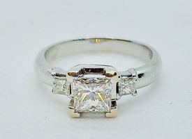 Ladies' 14K White Gold Diamond Ring