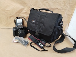 Canon Camera Kit:EOS Rebel T3i with lens, 2 Batteries and Charger, A/V adapter