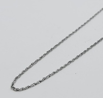 10K White Gold Chain