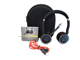 Jabra Evolve 75 Headphones with case & accessories