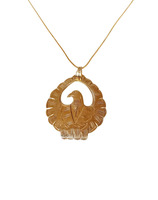 10k Chain w/Native Design Pendant - Eagle (Carol Paul) 