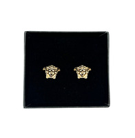 Gold Plated Versace Earring weight 2.80 grams