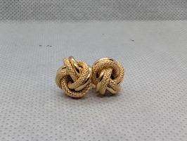 Gold Earring Pair 750 2.19g