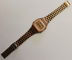 Casio Vintage Rose Goldtone Digital Watch