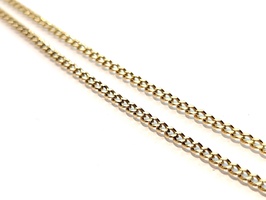 10K Gold Curb Link Necklace