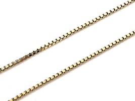 14K Yellow Gold Box Chain