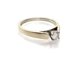 14K Solitaire Ring