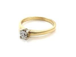 14K Solitaire Ring