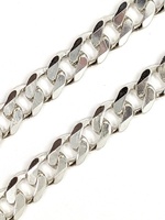 925 Silver chain - Curb Link - 24 Inch