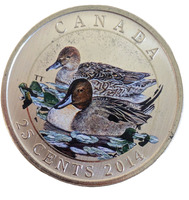 2014 25 Cent Bird Coin 
