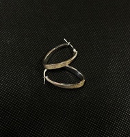 14K Dual-Tone Gold Earrings – Elegant & Stylish 