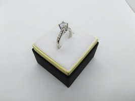 Brand New 925 Silver Ring with Gems