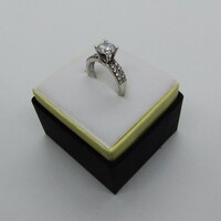 Brand New 925 Silver Ring with Gems