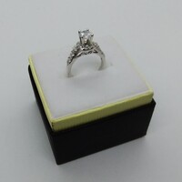 Brand New 925 Silver Ring with Gems