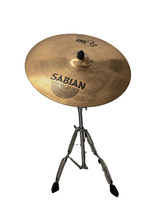 Sabian 20" cymbal with Tama stand