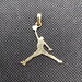 10k Gold Air Jordan Pendant