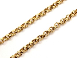 10K Yellow Gold 22 inch Rolo Chain