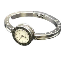 Bvlgari White Stainless Steel B-Zero1 BZ22S Quartz Women's Wristwatch 22 mm
