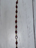 14k Gold and Garnett Bracelet