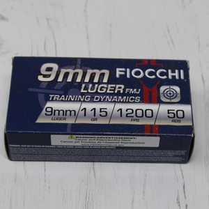 Fiocchi 9mm  FMJ