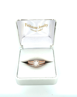  10Kt Rose Gold Diamond Wedding Set 
