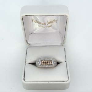  10kt Gents Diamond Ring