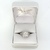 14kt White Gold Diamond Cluster