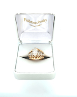 14Kt Yellow Gold Marquise Cut Ring Center Stone 1.14 Ct 