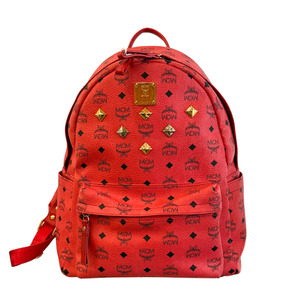 Stark Visetos Red Canvas