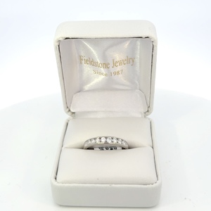  14kt White Gold Ring Natural Round Diamonds