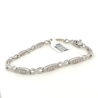 10kt White Gold Bracelet