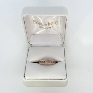 14kt Rose Gold Natural Diamond Ring
