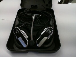 Logitech; Wired Headset & Attachments In Black Case