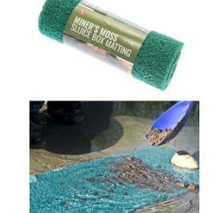 Green Miner's Moss Sluice Box Matting, 12"x 36" 10mm Thick