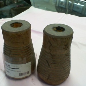 Vintage Beehive Spools - Pair - Candlesticks