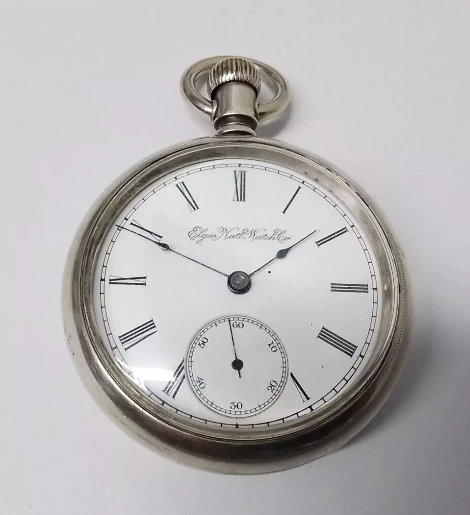 1894 Elgin Model 5 Grade 44 Pocket Watch Size 16S 15 Jewels - Runs