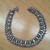 Traditional Indian Design Sterling Silver Anklet, .80, 47.6gr, 10" Long 7/8" W