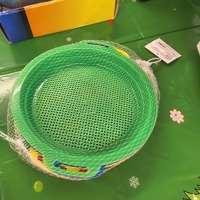 4pc Set - 8.5" Plastic Prospecting Sand Sifting Pans, Asst Colors