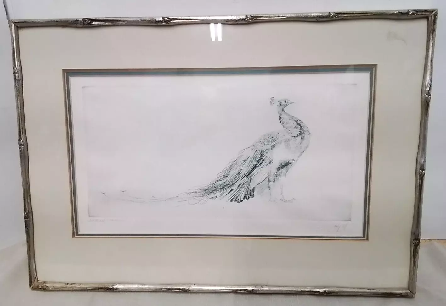 Sandy Scott Framed Print "The Peacock" - Signed Artist Proof Gold Rush Pawn Comp