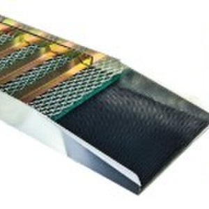 27" Aluminum Fix/Flared Sluice Box with Matting and Carrying Strap