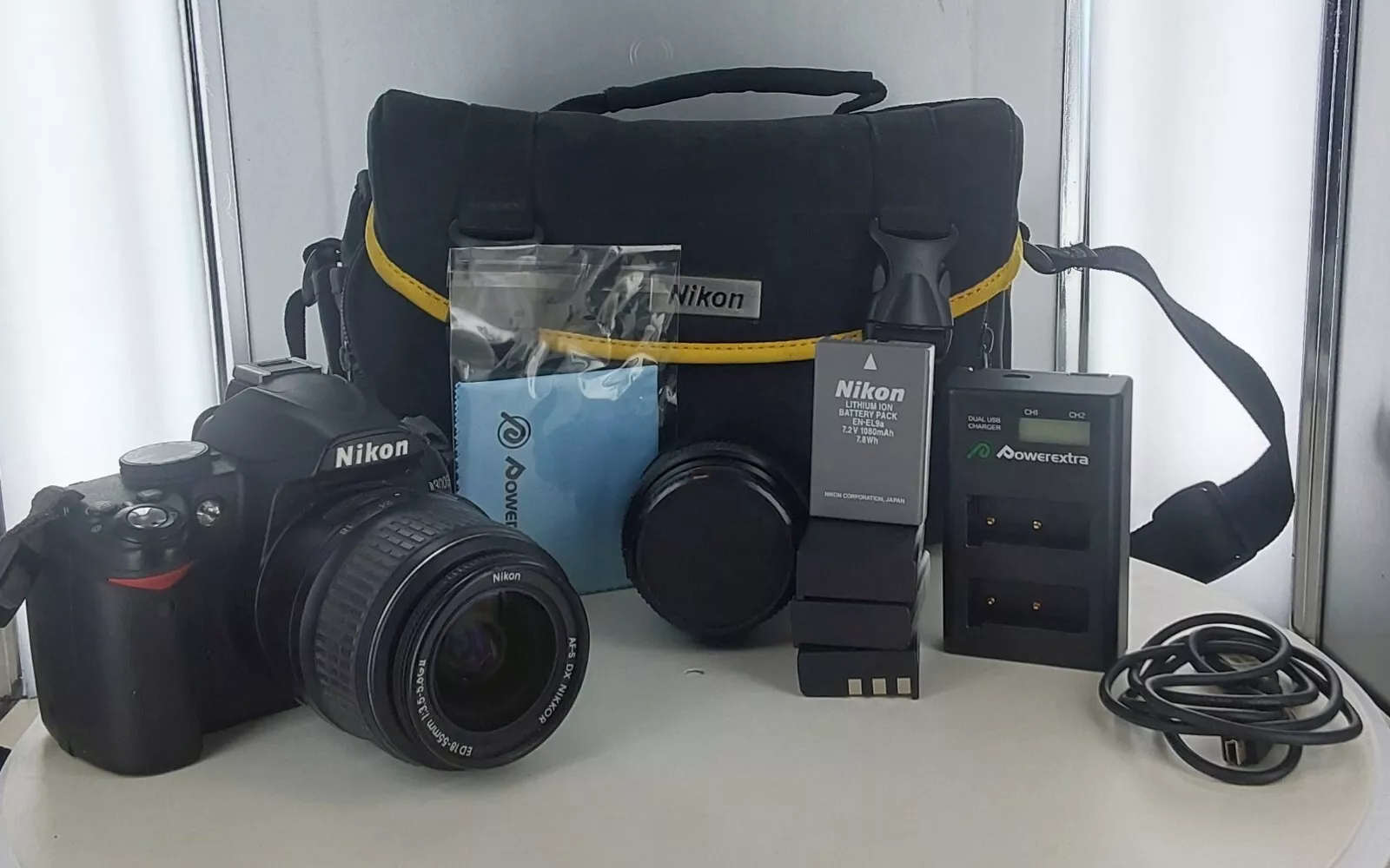 NIKON D3000 body parts, DX 18-55mm lens and more