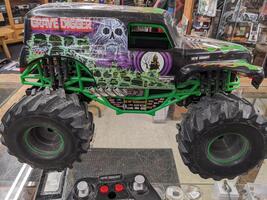 New Bright GRAVEDIGGER RC Truck w/ Remote - **SOLD AS IS, see description