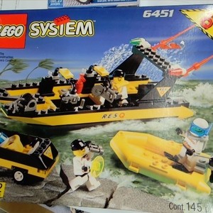 Lego Res-q Set Number 6451, River Response, Produced In 1998 - LNIB
