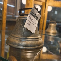 Vintage Brass Swiss Cow Bell  1878
